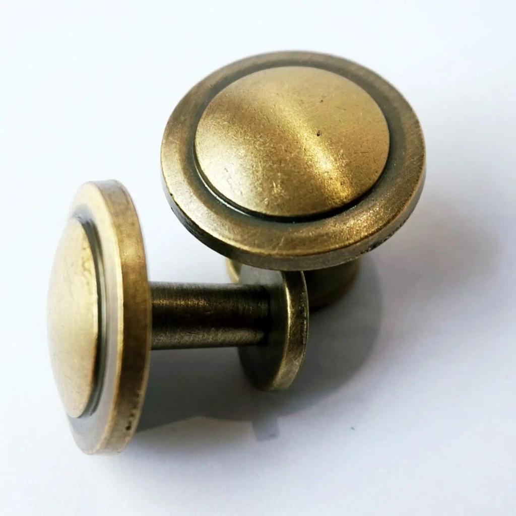 Pomelli per cassettiere vintage in bronzo, pomelli per armadietti antichi, pomelli per cucina, pomelli in metallo, pomelli in lega di zinco con viti di 3 dimensioni