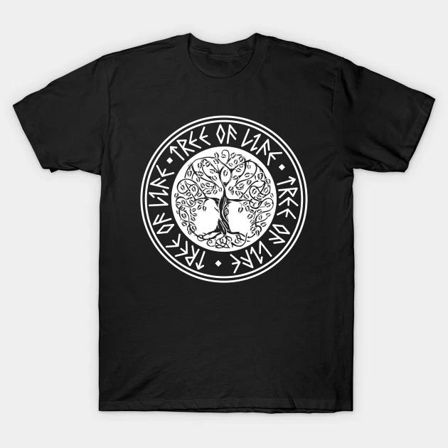 

Vikings T Shirt For Joke Birthday Funny Celtic Cross Odin Valhalla Drakkar XL