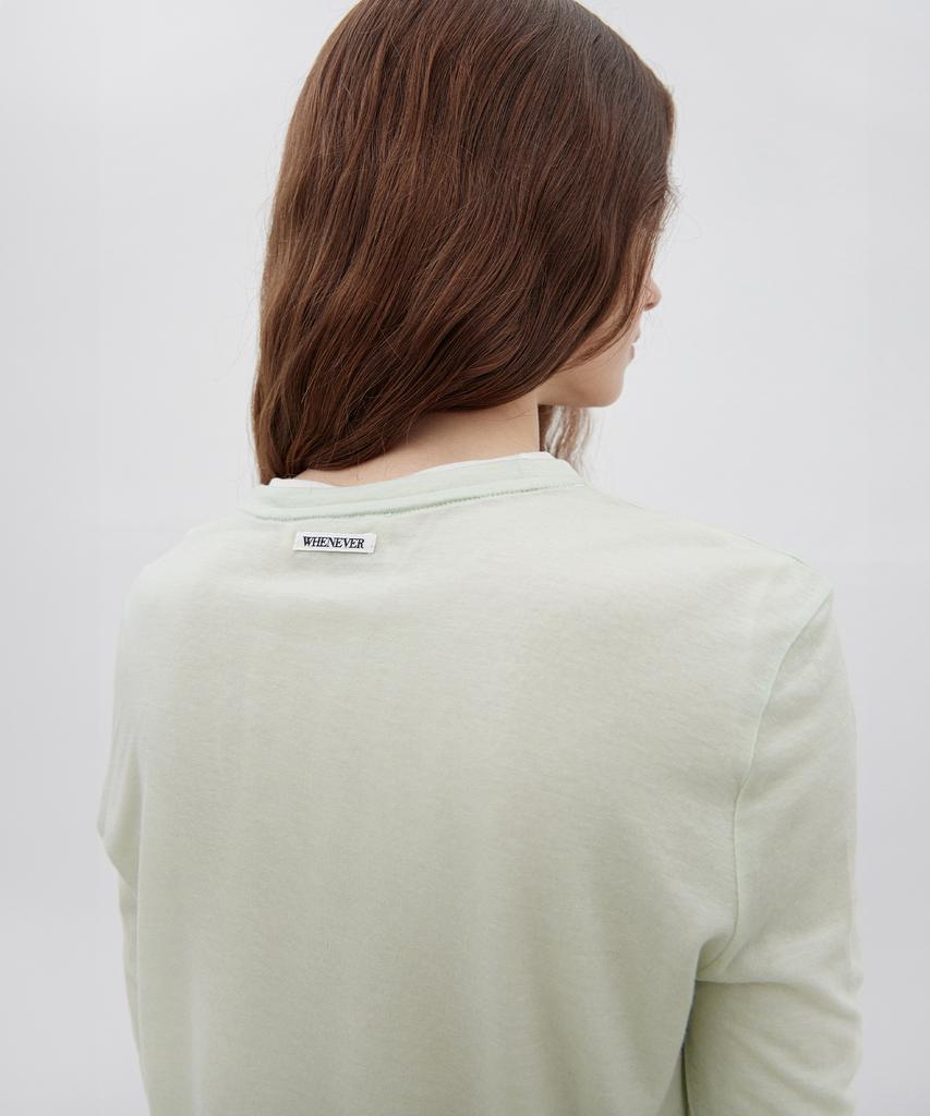 Leuba Layered Long Sleeve T-Shirt - Irish Mint