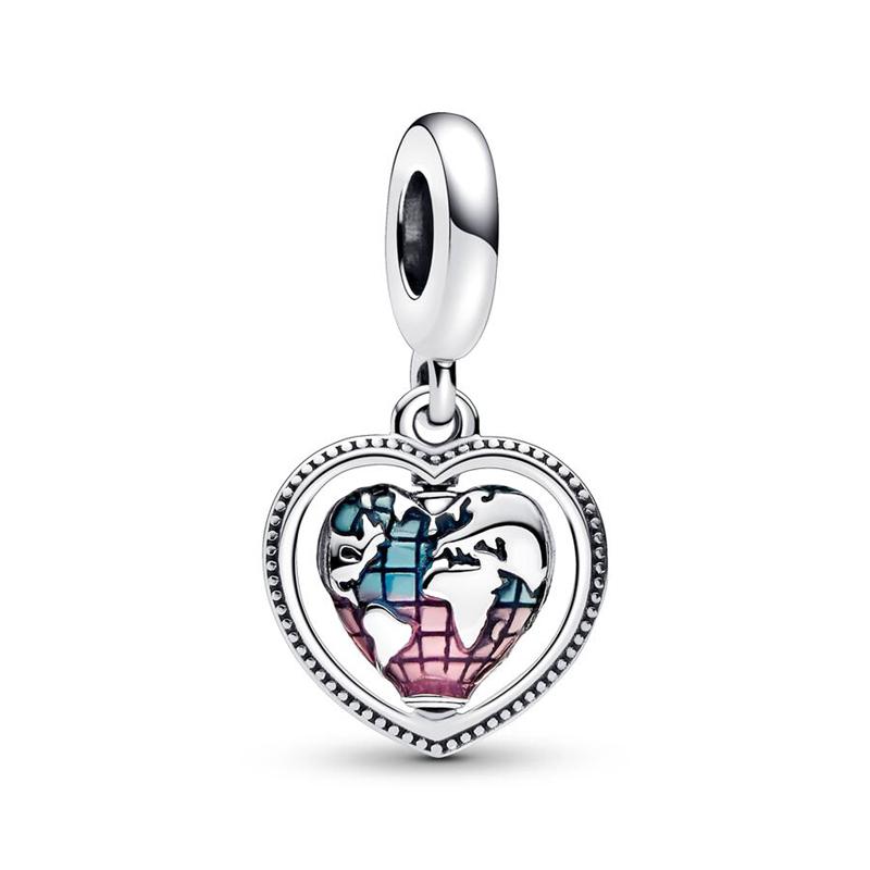 Astronaut In The Galaxy Aviation Rocket Splittable Sun & Moon Star Charm Beads Fit Original Bracelets DIY Jewelry Gifts