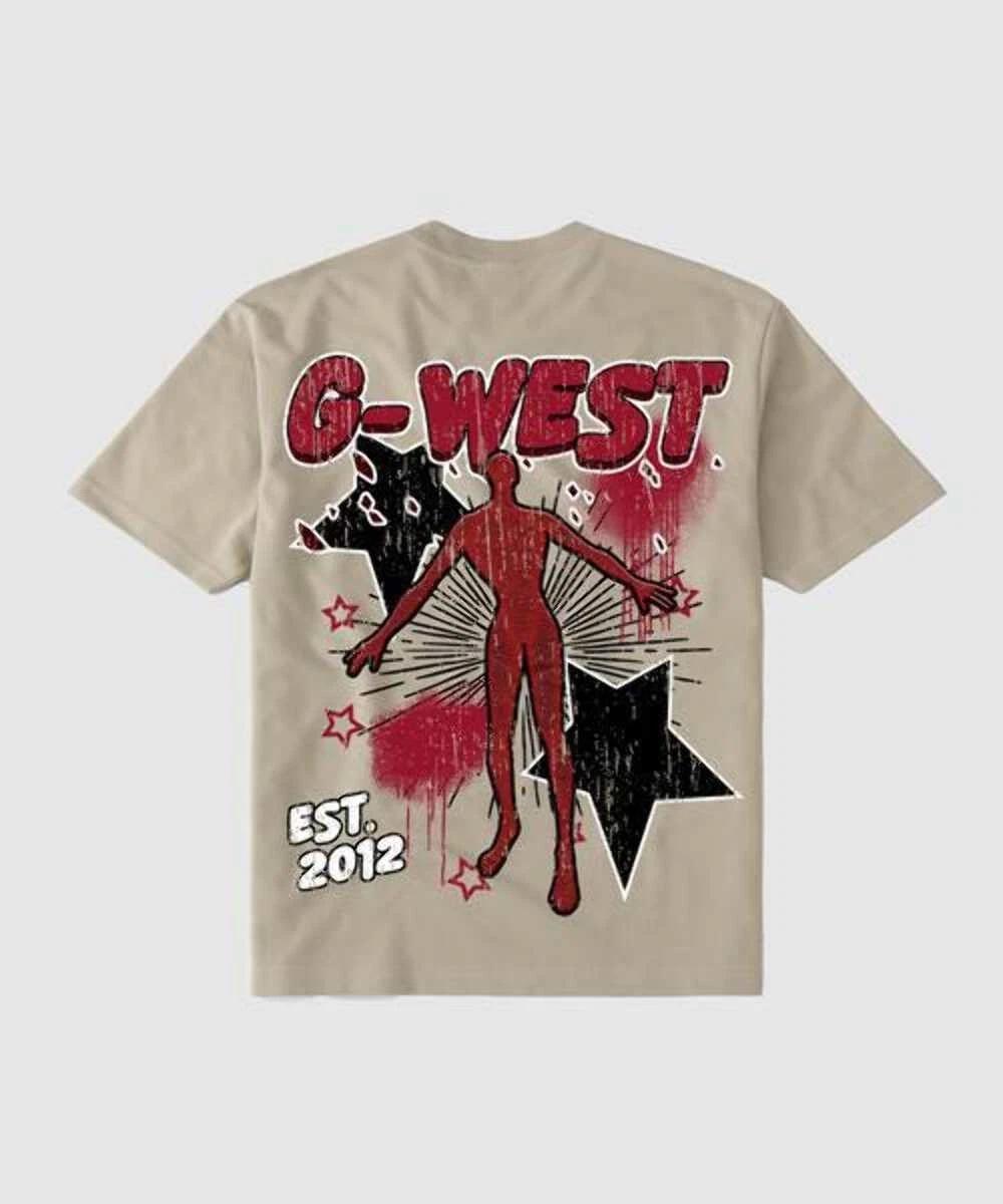 G West Oversized Dazzling Dynamo T Shirt M