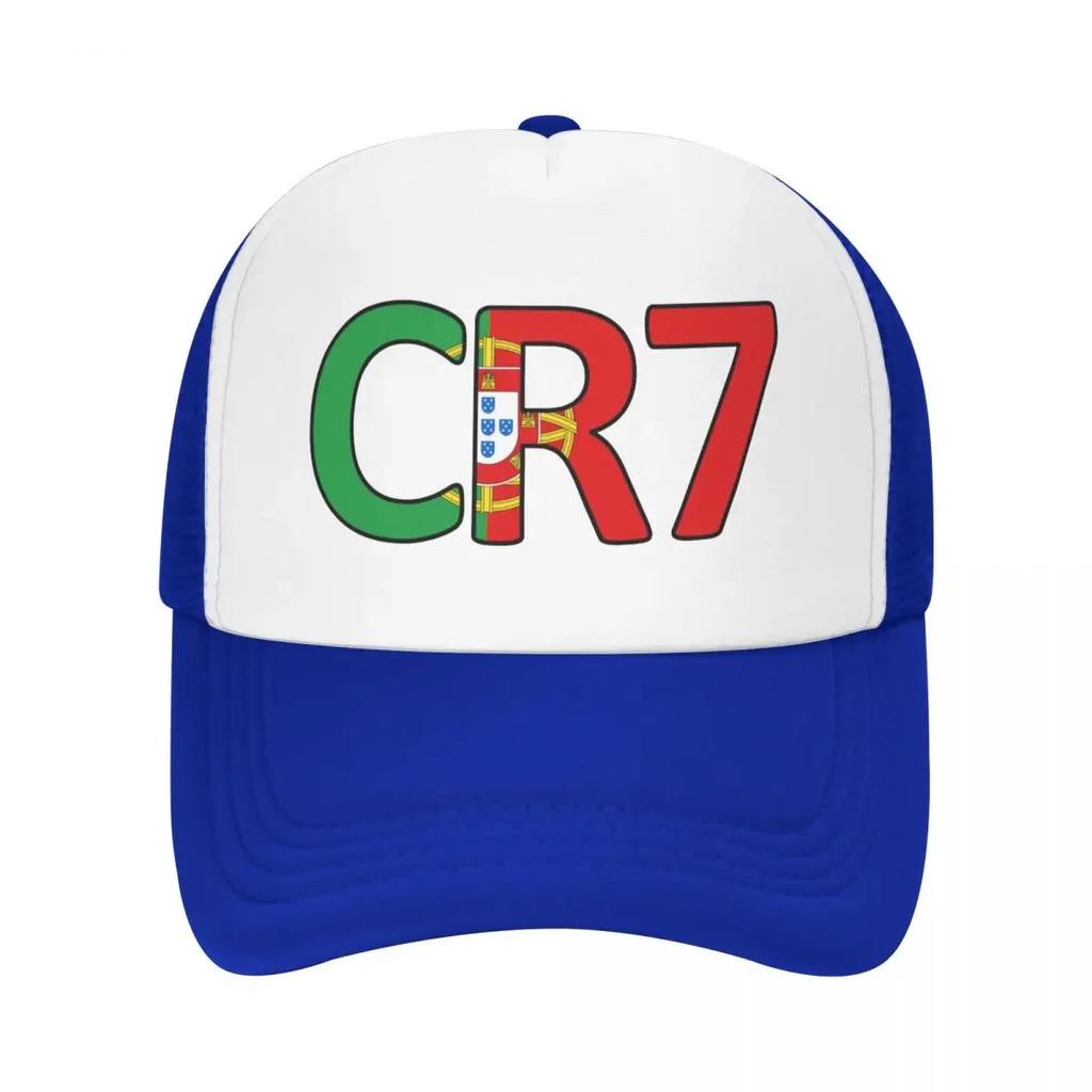 Custom Fashion Unisex Soccer Gift Football CR Trucker Hat Adult Adjustable Ronaldos Baseball Cap Women Unisex Hip Hop Trucker Cap