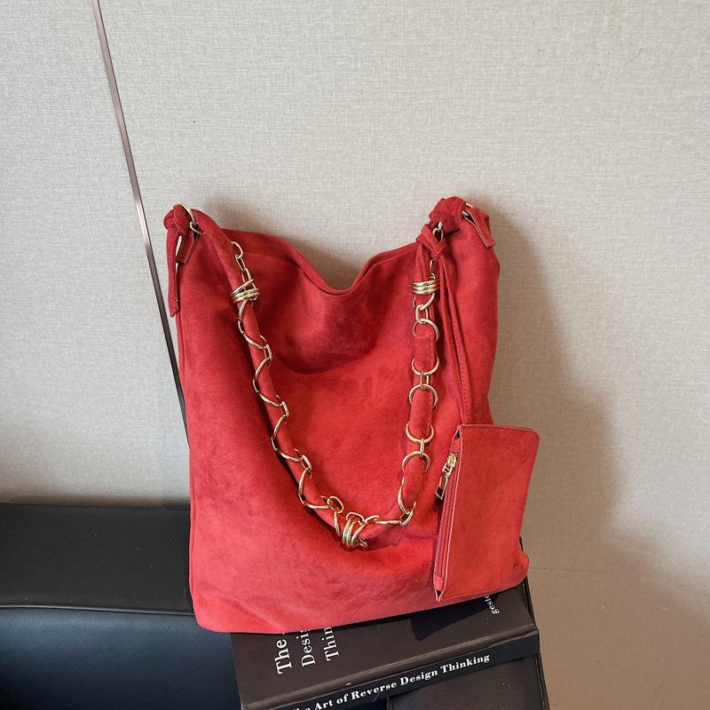 

Повседневная сумка большой вместимости, женская новая высококлассная ретро-сумка-мессенджер, сумка-тоут через плечо для поездок на работу бордовый