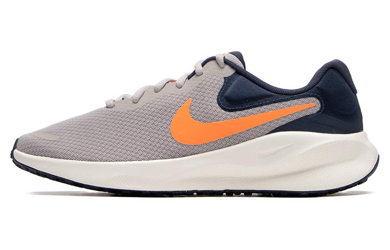 Nike Revolution 7 Light Iron Ore Thunder Blue Sail Total Orange FB2207-009 44
