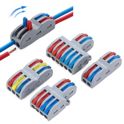 Wire Connector Quick Splitter Mini Splicing Universal Conductor Wiring Cable Terminal Block Electrical Connectors