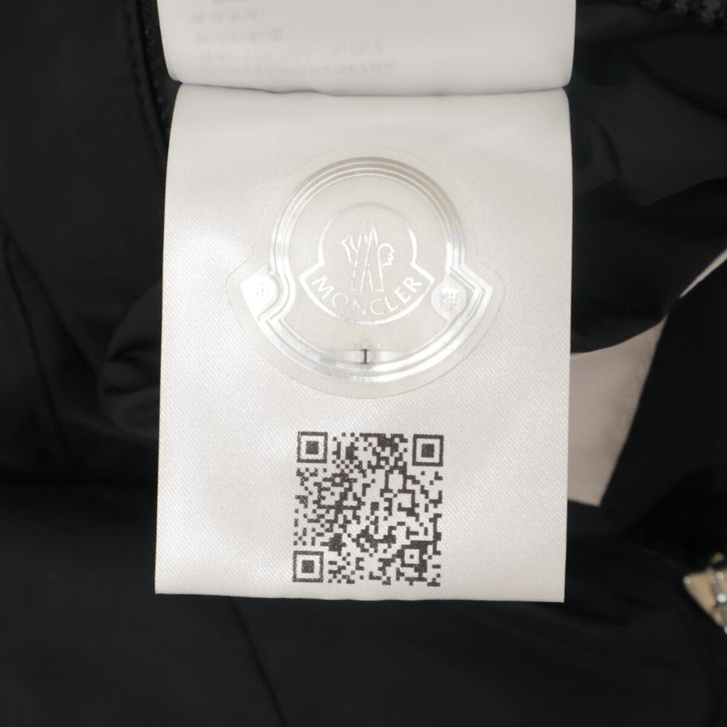 Moncler [2011] GOLLIAZ All-over Print Nylon Reversible Blouson/ Jacket 2 Black GreyUsed