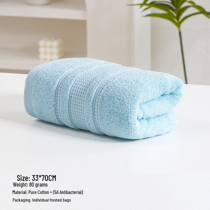 Antibakterielle reine Baumwolle einzeln verpackte Handtücher - Saugfähige Gesichts- & Badetücher für Erwachsene, Männer & Frauen