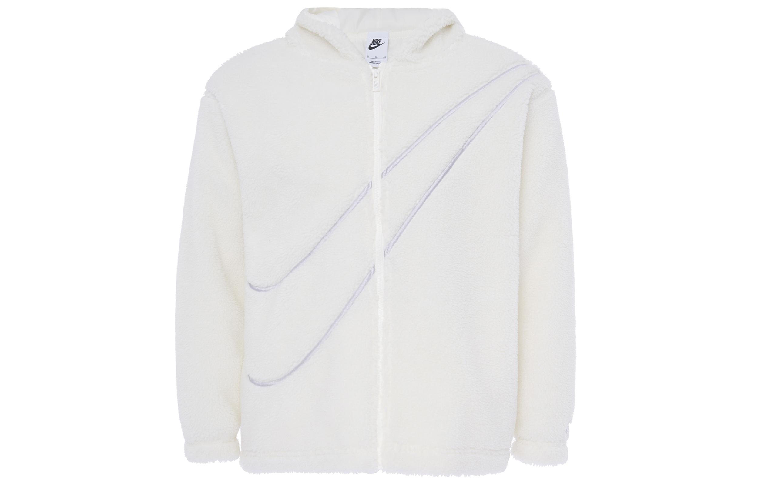 Nike Dragon Soaring New Year Collection SPORTSWEAR Velvet feel Coat Women s Sail White FZ6536-133 M