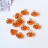 Resin Handmade Accessories Earring Bracelet Gift Halloween Charms Pumpkin Pendant Jewelry Making