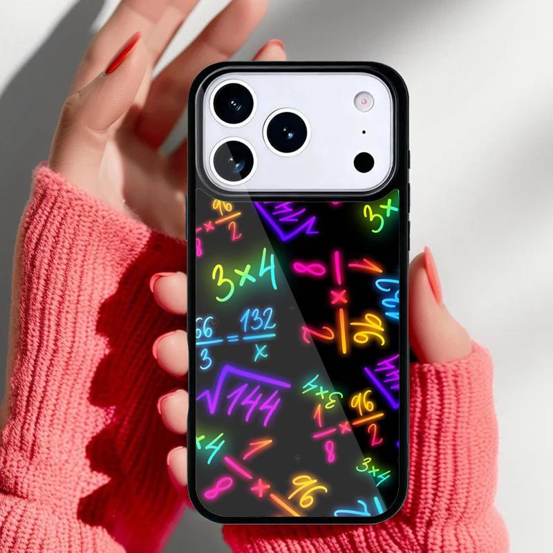 Funny Maths and Physics Design Phone Case for iPhone 17 16 15 14 13 Pro Max Back Cover for 12 11 Pro Coque