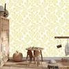 Wallpaper Flowers background cream, middle cream for Living Room and Bedroom 50x1000