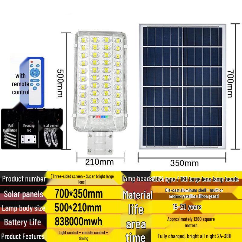 NuFeng Solar Powered Outdoor Street Light