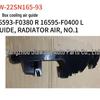 Toyota 2022 Sienna Radiator Air Guide Plate 16593-F0380/16595-F0400