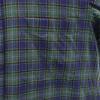 Aquascutum made in Japan Check Pattern Long sleeve shirt green Men's Used
