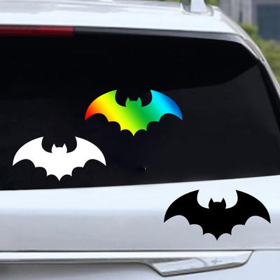 3PCS Halloween Bat Anime Car Cover Scratches Stickers Sign Sticker Window Trunk Motorcycles Decals Vinyl