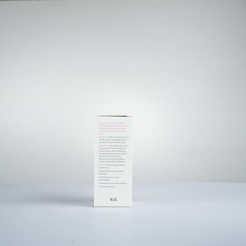 O3+ Whitening Cleansing Foam 50G For Dark And Uneven Skin Daily Gentle Face Cleanser