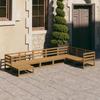 Day and Night - Day and Night Garden Furniture 8 Pieces Honey Brown Solid Pine Wood