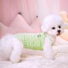 Breathable Mesh Embroidered Dog Vest - Summer Strappy Pet T-shirt