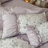 2026 Spring/Summer French Pure Cotton Double-Layer Gauze Lace Bedding Set