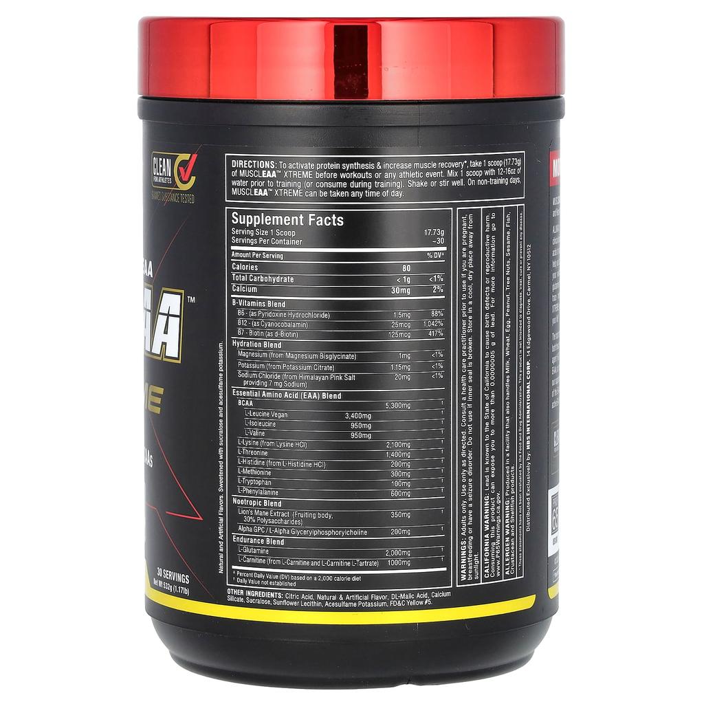 Muscleaa™ X Extreme, Pina Colada Flavor, 532G (1.17Lb)