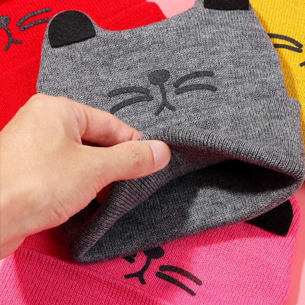 Baby Boy Girl Cat Ear Gifts Warm Ladies Cap Warmer Bonnet Knitted Hat Beanie Cap Baby Hat