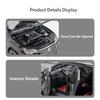1:24 Lx600 Es300h Models Alloy Diecast Toys Cars 6 Doors Opened Sound Light Pull Back Front Wheel Steering Vehices Kid's Present