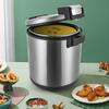 Olla Eléctrica Calentadora de Arroz de Alta Resistencia 23L, Calentador de Comida 110W 110V, con Pala para Arroz, para Fiestas, Banquetes Festivos, Catering