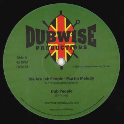 12inch Record MARTIN MELODY / MIKE TURNER - We Are Jah People; Dub People / Can DW024 Dubwise 2020 UK Reggae, Ska & Dub