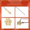 Leather Wood LOGO Customized Brass Iron Heating Stamping Embosser Stamp Custom Cake Hamburger Wedding Party Private LOGO DIY