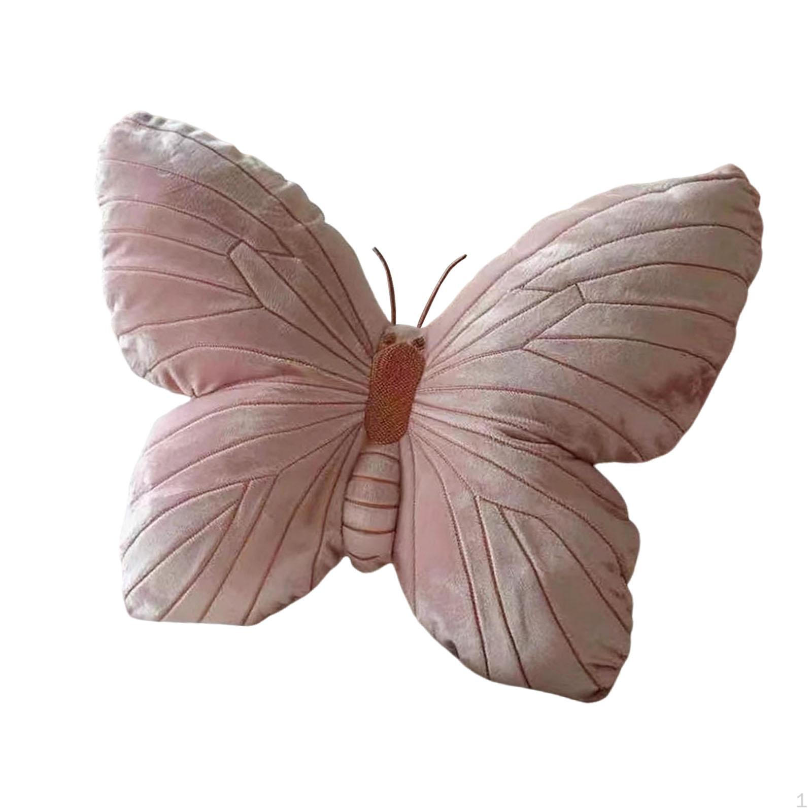 

Butterfly Pillow Waist Support INS Stylish Ornament Photo Prop Sofa Cushion for