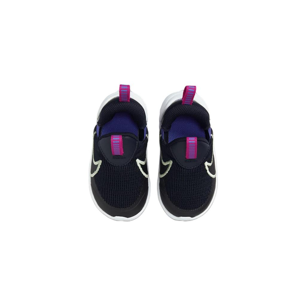 Nike Flex Plus 2 Abrasion Resistant Mid top Toddler Shoes Black Infant And Toddler DV8998-400