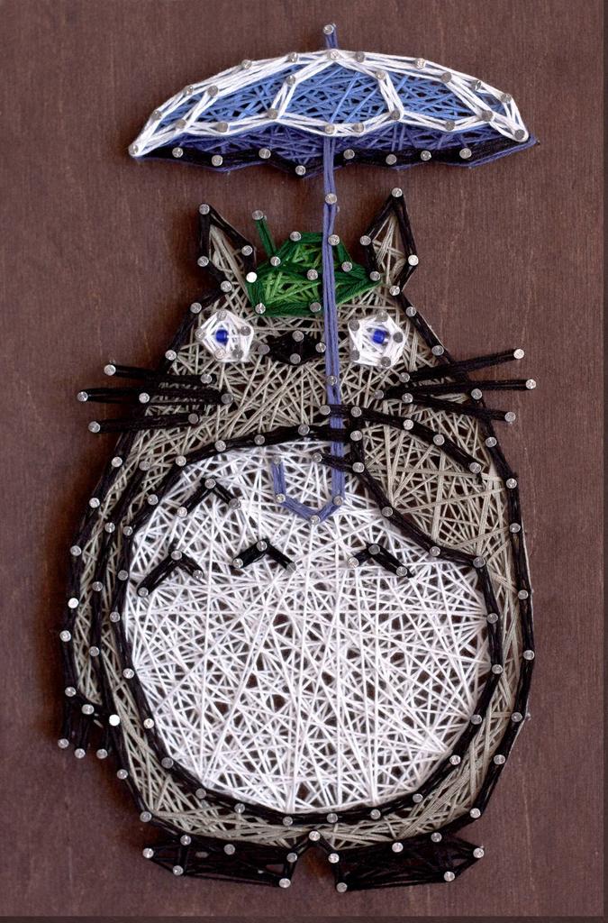 Set of String Art Outline Art Handmade