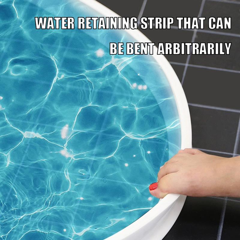 Self-Adhesive Bendable Water Retaining Strip Shower Water Barrier For Bathroom Separation Shower Accessories
