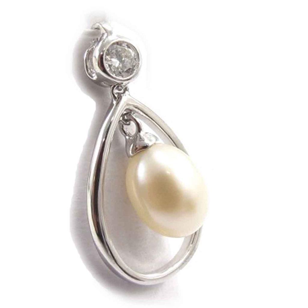 Les Trésors De Lily [J8620] - Silver Pendant 'Sissi' Silver-white (rhodium-plated) - 23x12 Mm