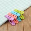 30 Pcs Clothes Pegs Pins With A Basket Colored Plastic Clothespins Durable Windproof Non-slip Laundry Bread Clip Cereal Clip