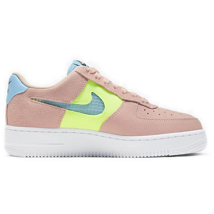 Nike Air Force 1 Low Washed Coral Ghost Green Women's CJ1647-600