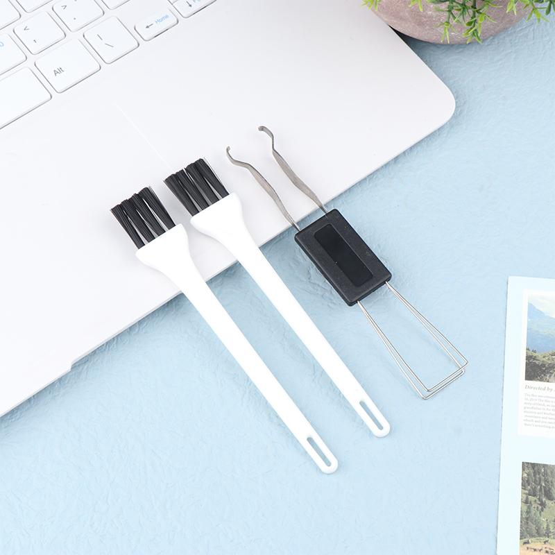 

3 шт./набор Съемник клавиш Съемник переключателей Набор для замены механических колпачков клавиш Инструмент для снятия Щетка для чистки клавиатуры белый