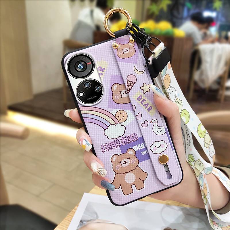 Anti-dust Anti-knock Phone Case For ZTE Blade V40S/Axon40 SE Waterproof Lanyard Protective Cute Back Cover Shockproof