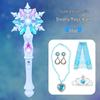 Princess Tulle Cape Fairy Costume for Girls - Frozen Themed for Halloween & Kindergarten Performances