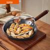 Supor 28cm Fine Iron Frying Pan with Lid