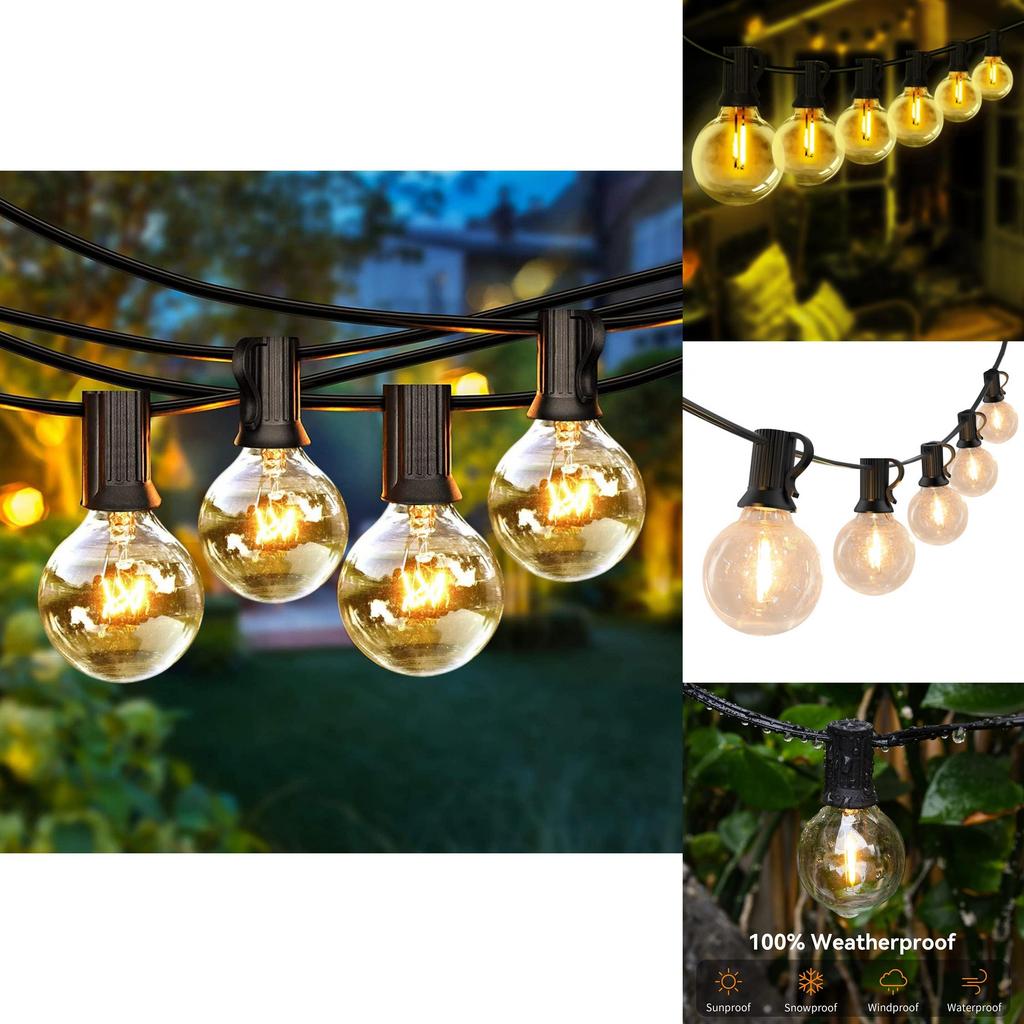 Led String Lights Outdoor Waterproof European American Voltage For Festive Decor