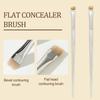 Bevel Contouring Brush Flat Head Foundation Brush Cover Up Dark Circles Spots Concealer Brush Makeup Brush Beauty Cosmetics Tool