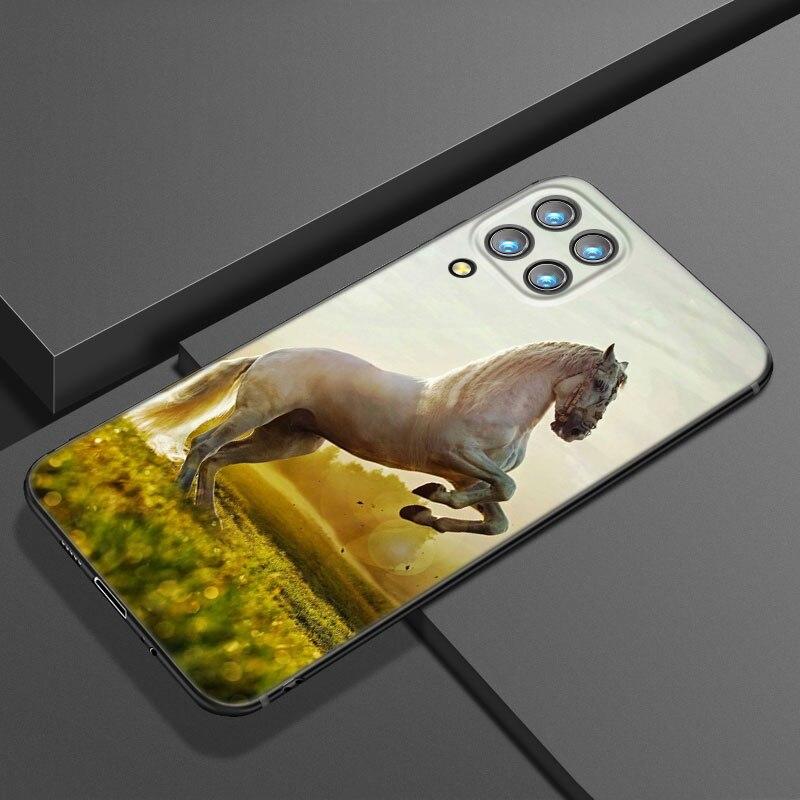 

Чехол для телефона с бегущим животным и лошадью для Samsung Galaxy A21 A30 A50 A52 S A13 A22 A32 4G A23 A33 A53 A73 5G A12 A31 A51 A70 A71 A72 Samsung A73 5G