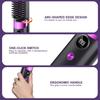 USB Charging Hair Straightener Brush LCD Display Electric Straightening Comb  Travel Use