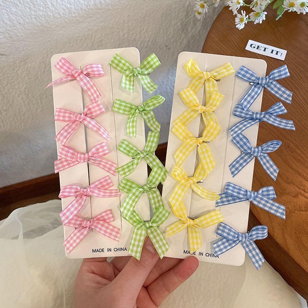 Mini Cloth Korean Style Headwear Bowknot Hairpin Children's Hair Clip Female Hair Accessories