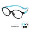 Danyang 9022ET Kids' Retro Round Myopia Glasses - Ultra-light Silicone TR Frame