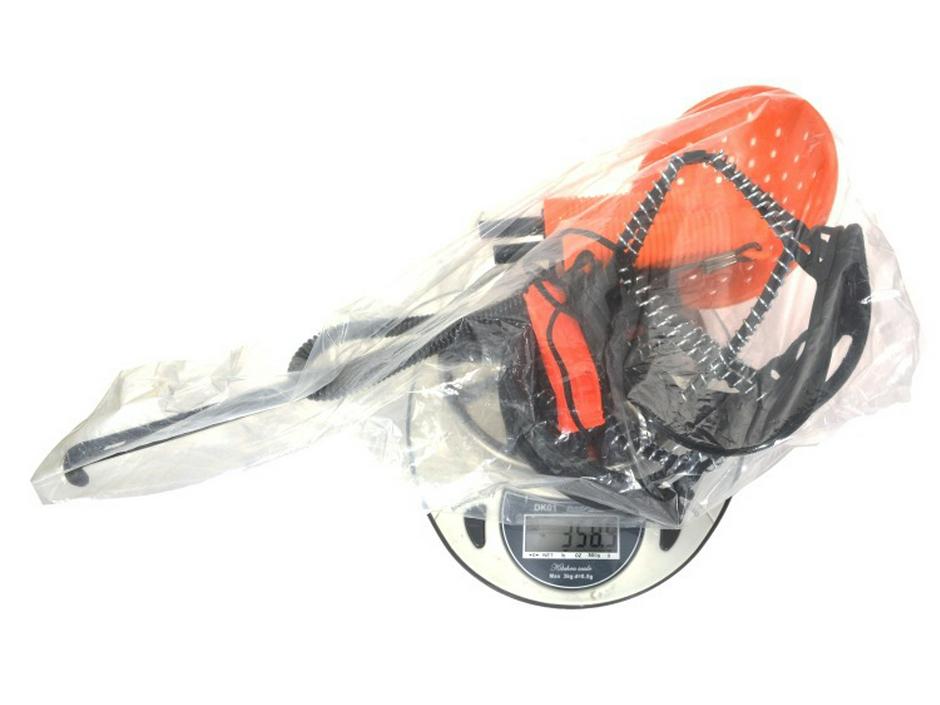 Winter Ice Fishing Rescue Kit: Telescopic Ice Axe, High-Strength Scoop, Crampons, Shoe Covers & Whistle Combo.