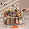 Kitchen Countertop Storage Rack 360 Degree Rotating Spice Rack, Lazy Susan Organizer Turntable Durable for Cabinet, Pantry, Seasoning Bottle