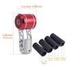 Arenbel Alloy Gear Shift Knob, Manual Stick Shifting Head, Manual Shifter Handle, Automotive Universal Red