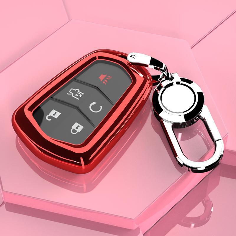 Cadillac ATSL Key Cover for 2014-2018 28T Luxury Models - Five-Button Remote Control Shell